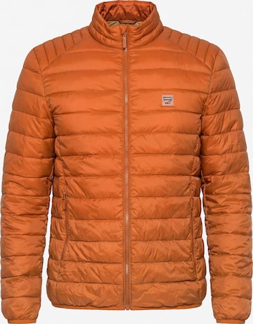 Carrera Jeans Outdoorjacke 'High-Neck' in Orange: Vorderseite