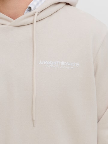 JJ Rebel Sweatshirt 'JREBZACK' in Beige