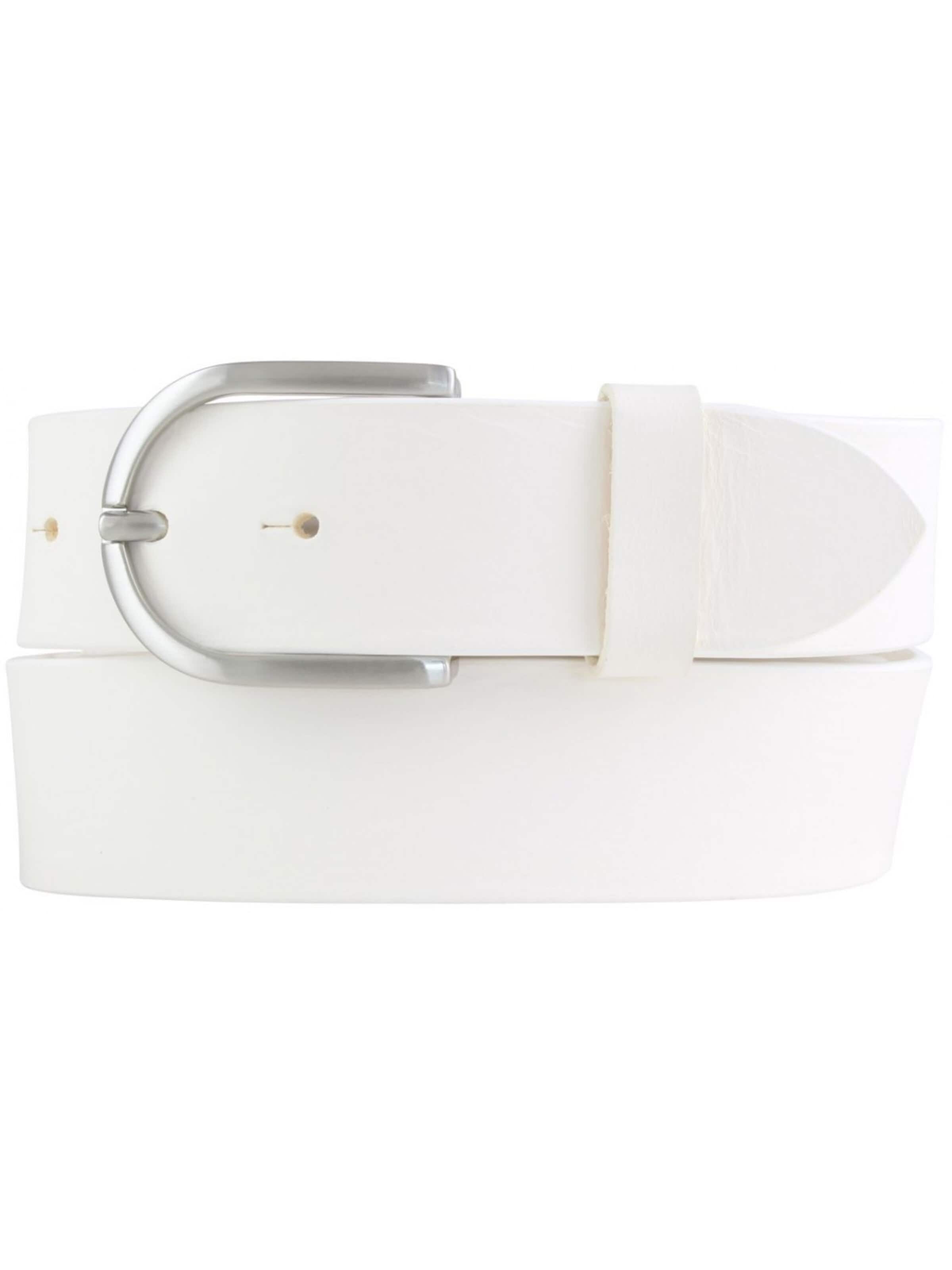BELTINGER Belt 'Viterbo' in White: front