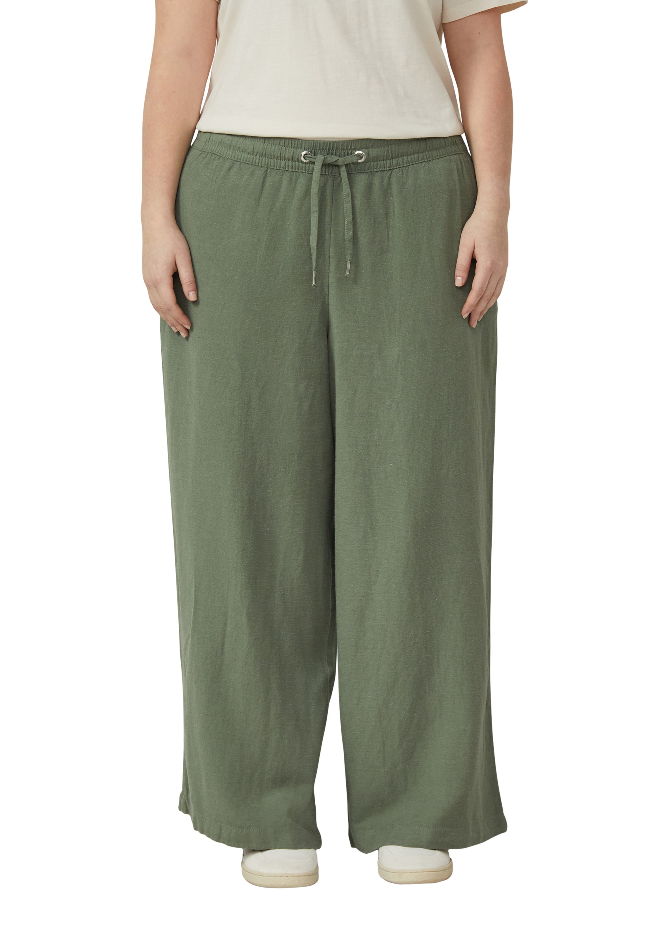 QS Regular Broek in Groen