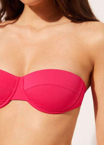 CALZEDONIA Bandeau Bikinitop 'INDONESIA' in Pink