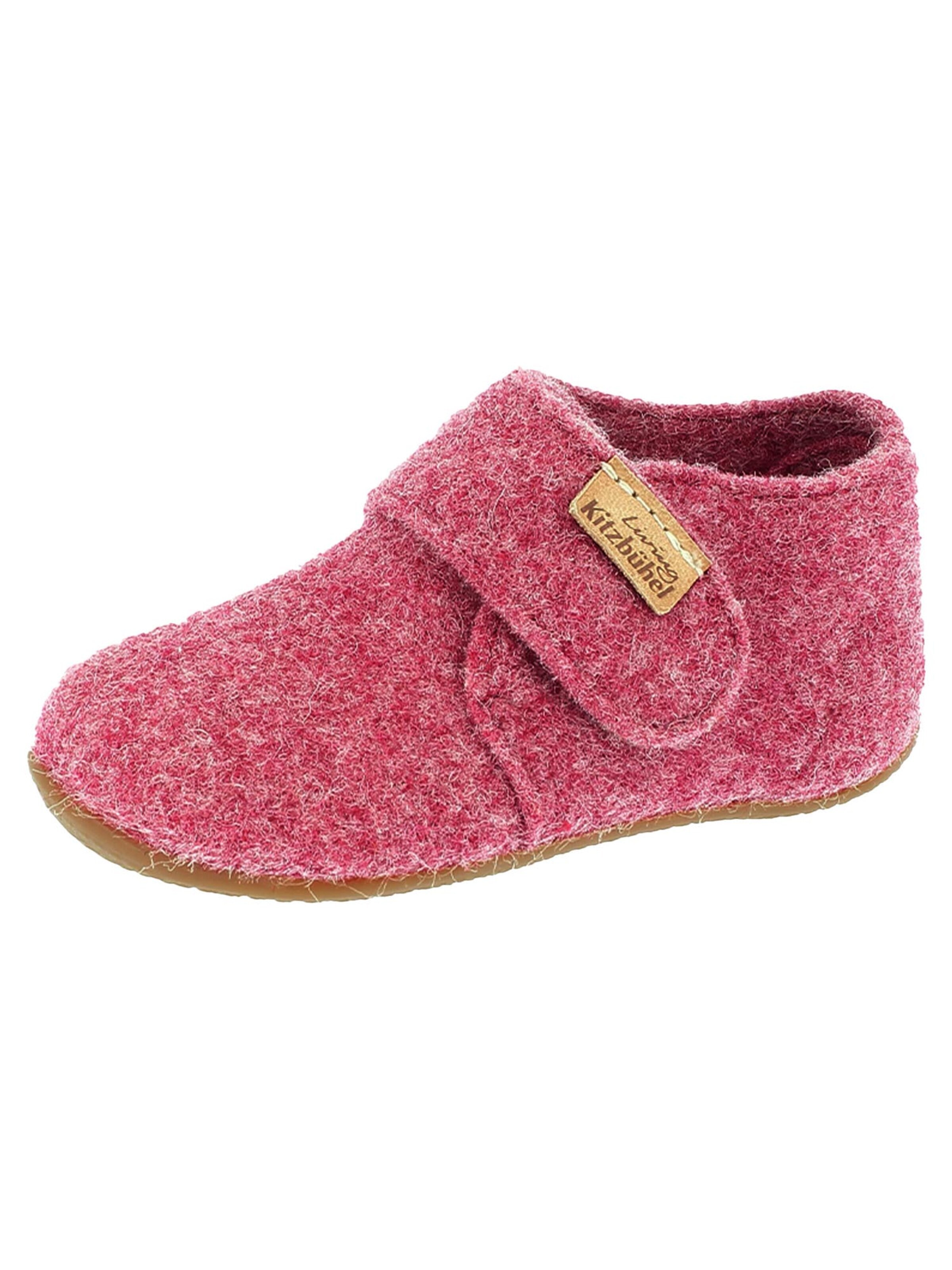 Living Kitzbühel Huisschoenen 'Filz' in Rood: voorkant