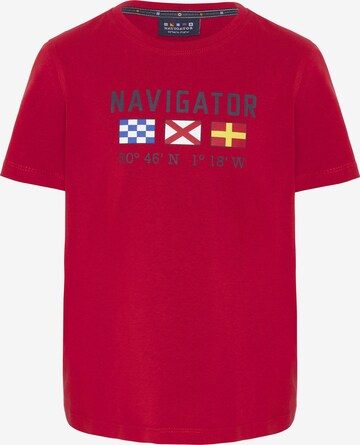 Navigator Shirt in Red: front