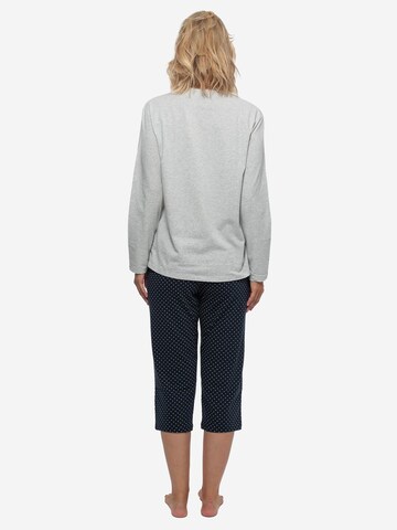 SCHIESSER Pyjama 'Organic Cotton' in Blauw