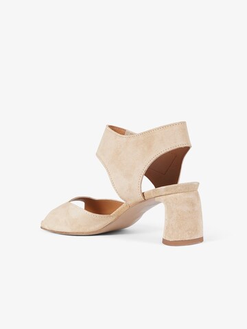 ANCAMY Hochhackige Sandalen in Beige