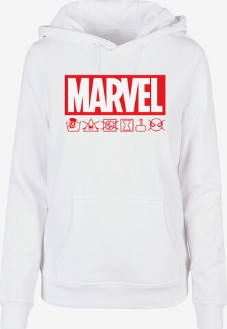 F4NT4STIC Sweatshirt 'Marvel' in Wit: voorkant