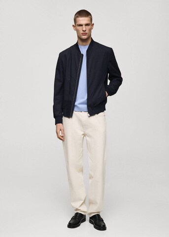 MANGO MAN Between-Season Jacket 'Jon' in Blue