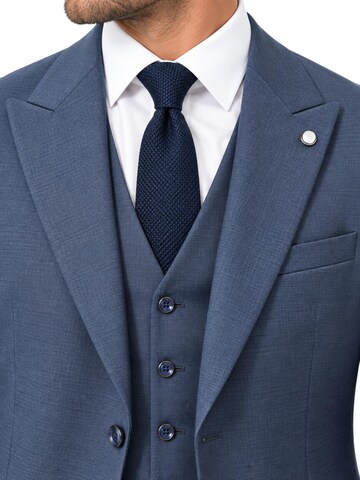 Guild Slim fit Suit 'Slim fit Business Anzug' in Blue