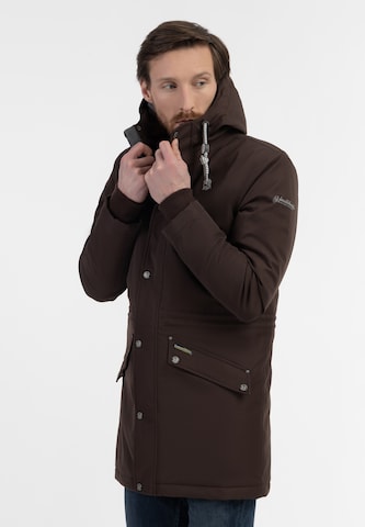 Schmuddelwedda Toiminnallinen takki 'Arctic' värissä ruskea