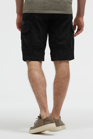 CAMP DAVID Regular Cargo Pants in Black