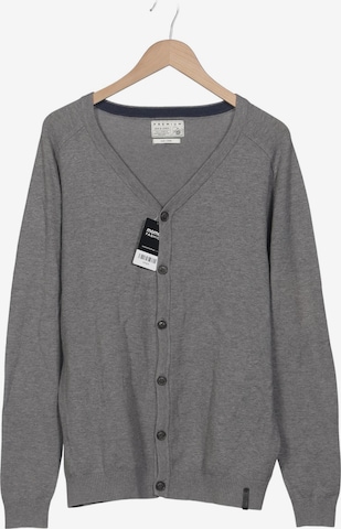 JACK & JONES Strickjacke L in Grau: Vorderseite