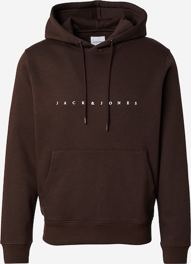 Megztinis be užsegimo 'JJEStar' iš JACK & JONES, spalva – tamsiai ruda / balta, Prekių apžvalga