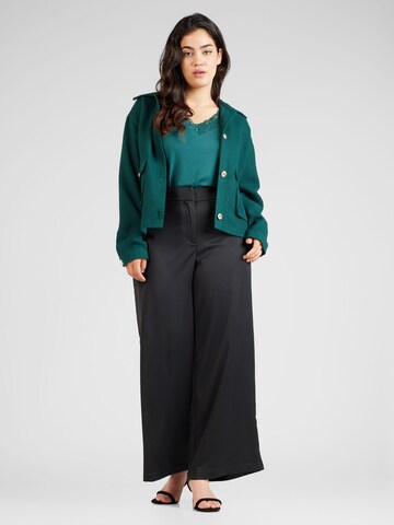 Wide Leg Pantalon 'VIKAY' EVOKED en noir