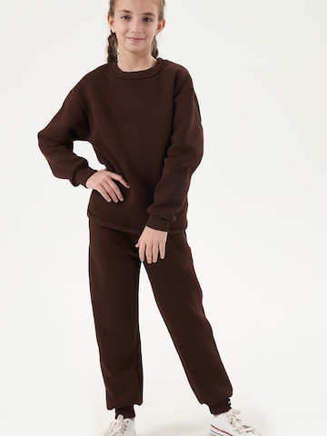 LOUIS LECLER Joggingpak 'Sofia' in Bruin