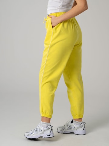 PANTONECLO Regular Trousers 'Pantoneclo Women's Trousers' in Yellow