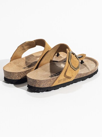 Bayton T-Bar Sandals 'Mercure' in Yellow