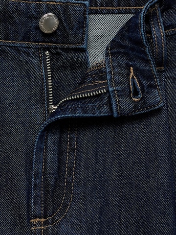 MANGO Loose fit Pleat-front jeans 'MARINA' in Blue