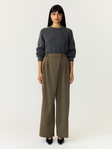YAS Regular Trousers 'WERA' in Green