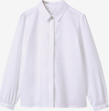 MANGO KIDS Blouse 'SIMON' in White: front