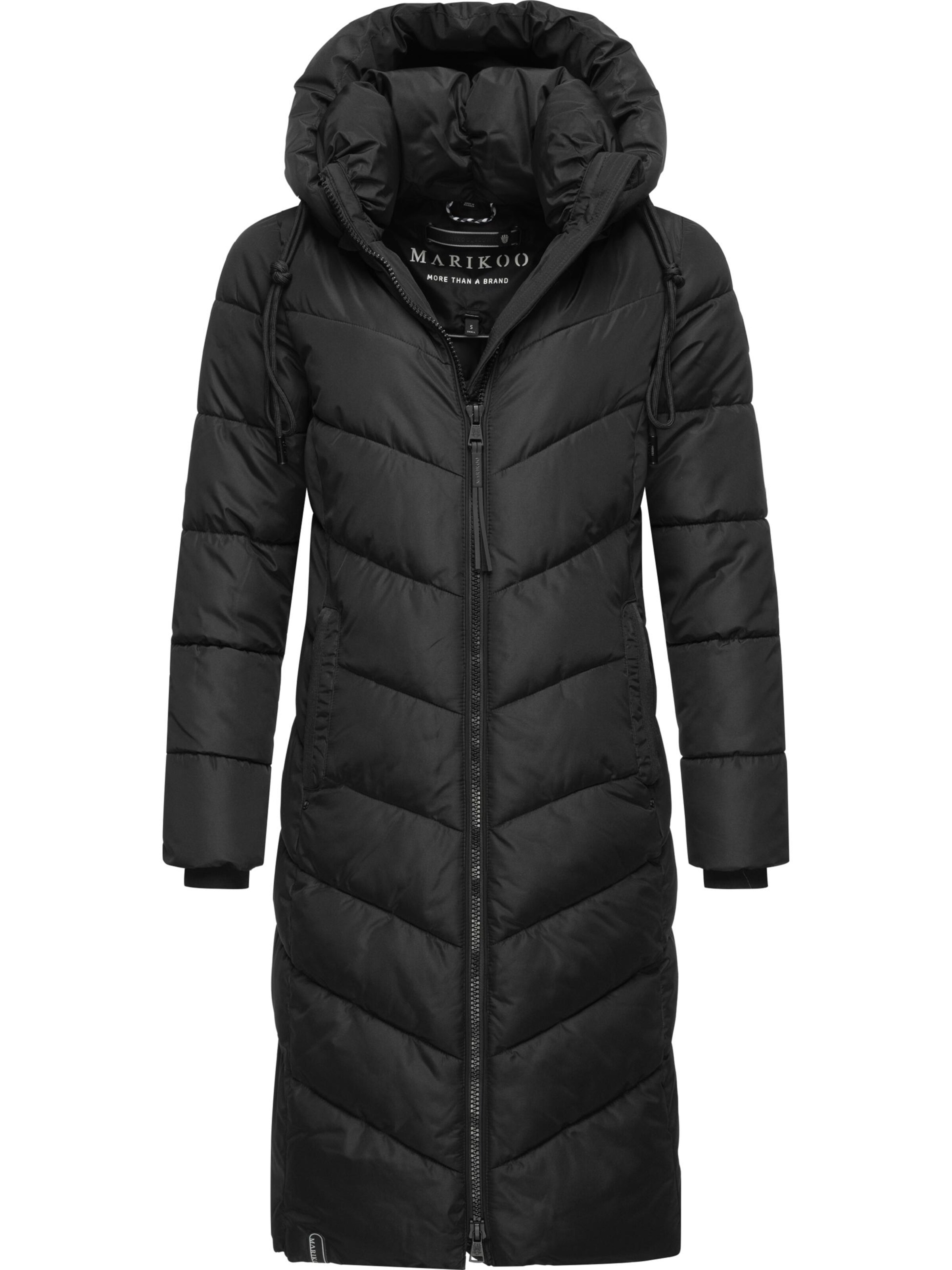 Manteau d’hiver 'Sahnekatzii XIV-1' MARIKOO en noir