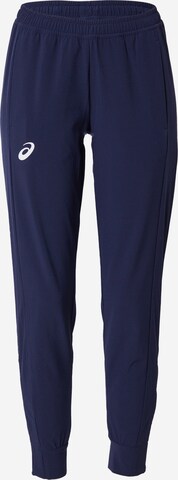 ASICS - Slimfit Pantalón deportivo 'MATCH' en azul: frente