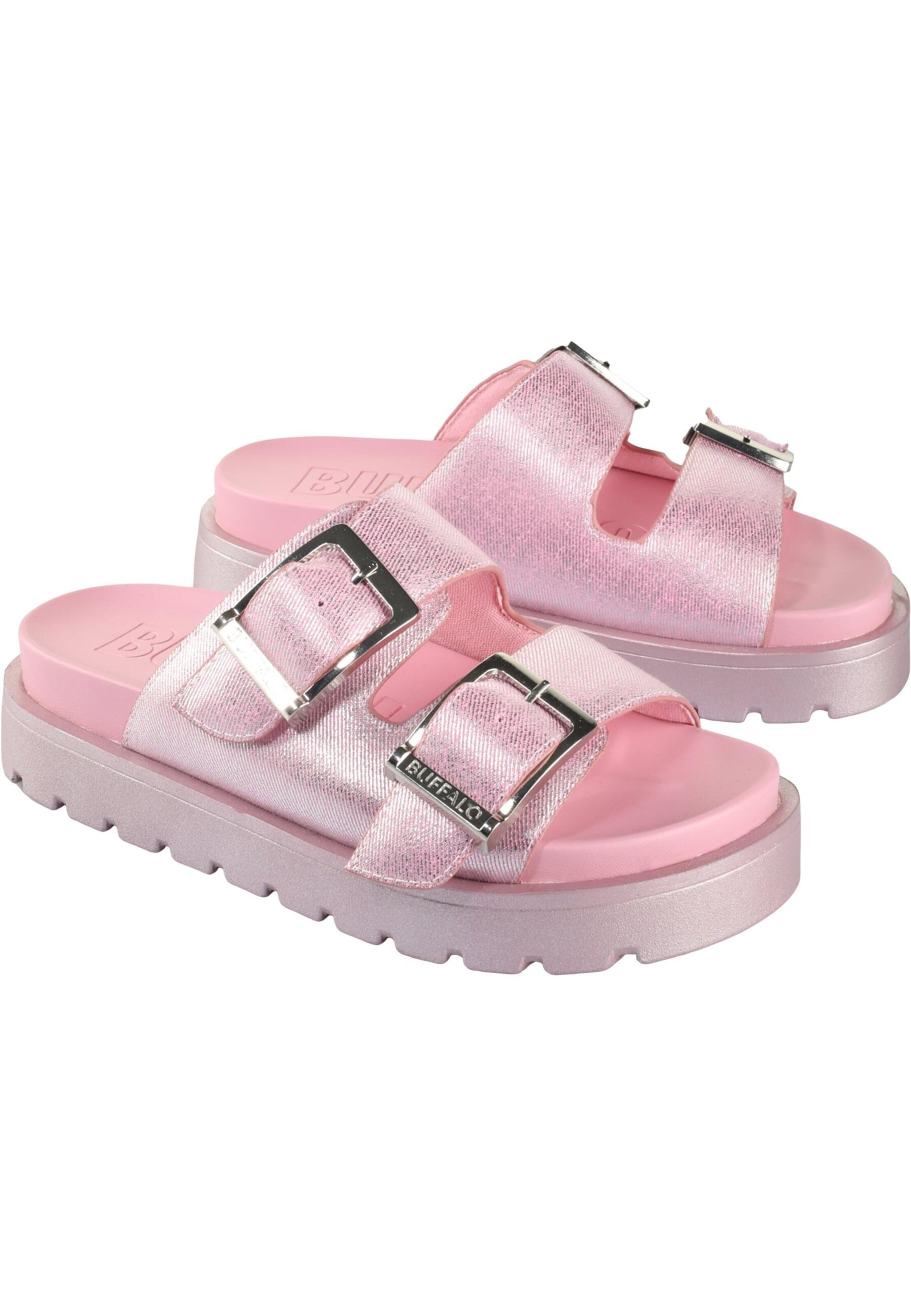 rozā BUFFALO Ādas čības 'Raya Ari': no priekšpuses