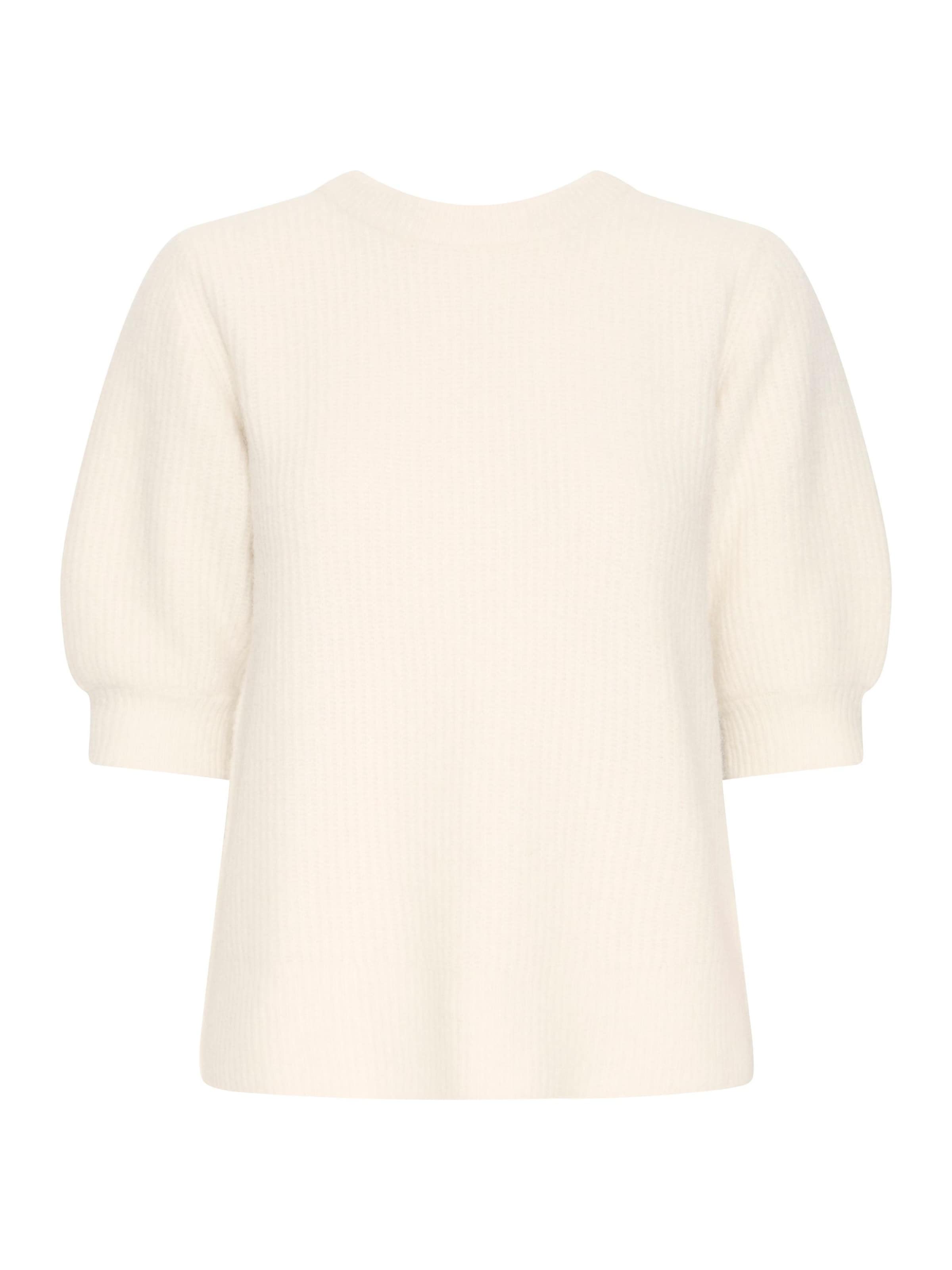 b.young Strickpullover 'Omea' in Beige: Vorderseite