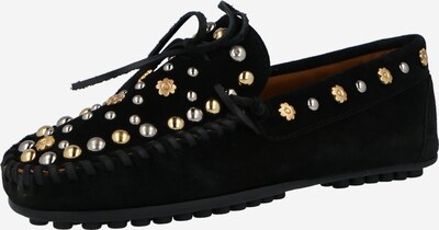 Mocassino Fabienne Chapot di colore giallo oro / nero / bianco, Visualizzazione prodotti