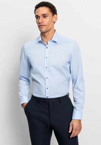 OLYMP Slim Fit Businesshemd in Blau: Vorderseite