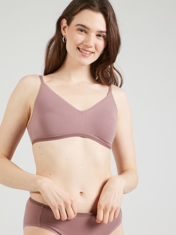 SLOGGI Bralette Bra in Brown: front