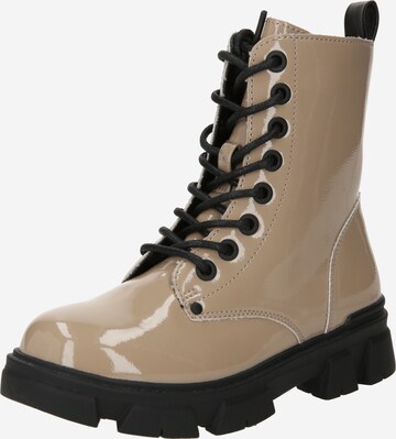 Bottes BULLBOXER en beige : devant