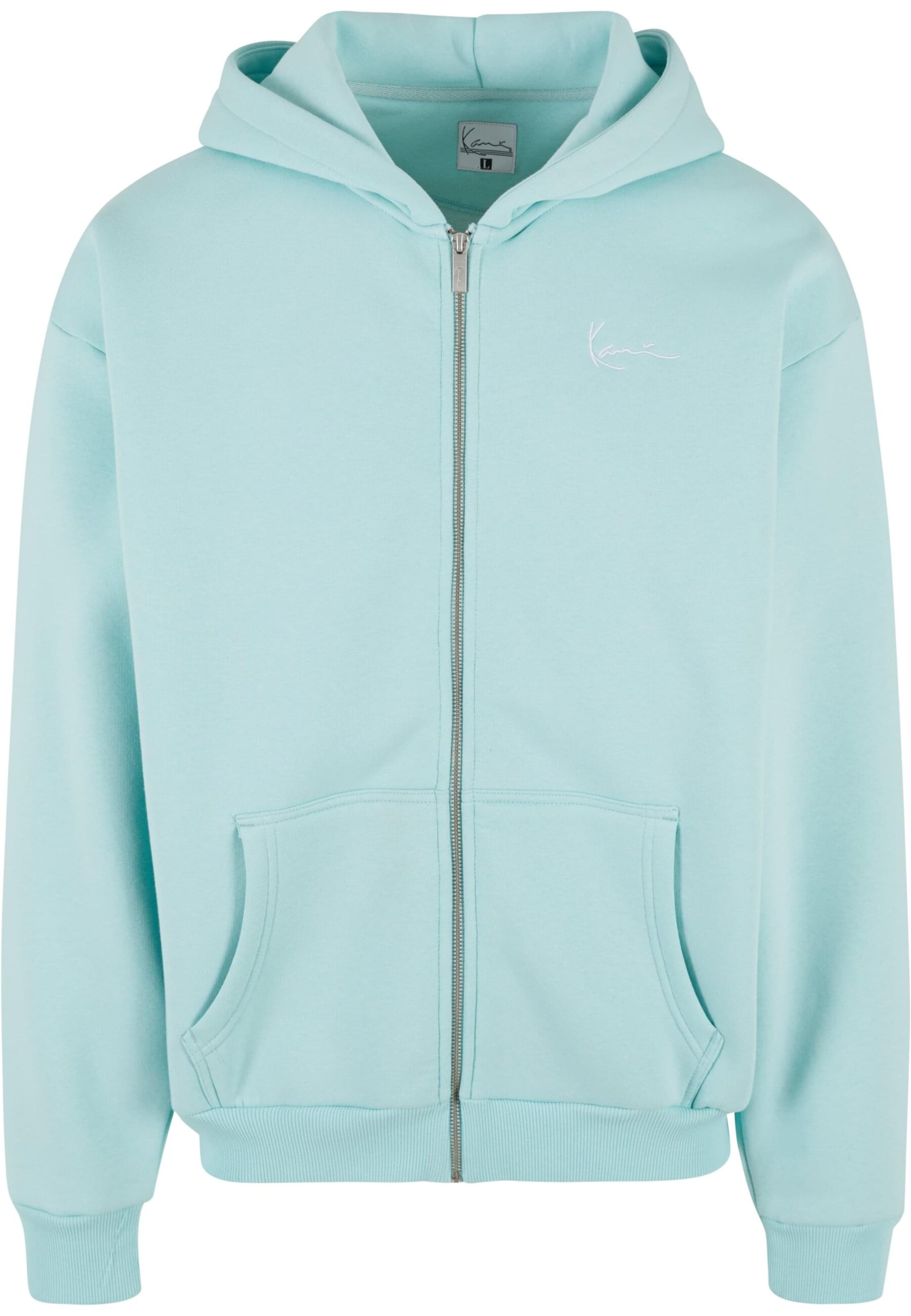 Giacca di felpa 'Essential' di Karl Kani in blu: frontale