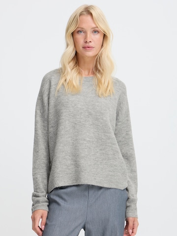 Pull-over 'BYMONNA' b.young en gris : devant