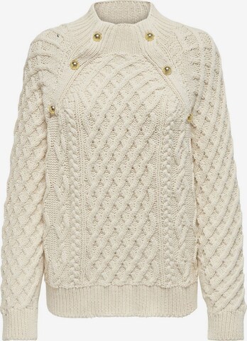 LA STRADA UNICA Sweater in Beige: front