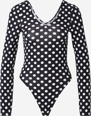 ONLY Блуза боди 'ONLLIVE LOVE' в синьо: отпред