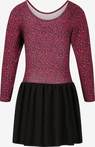 ZigZag Gymnastikanzug 'Ditte' in Rot: Vorderseite