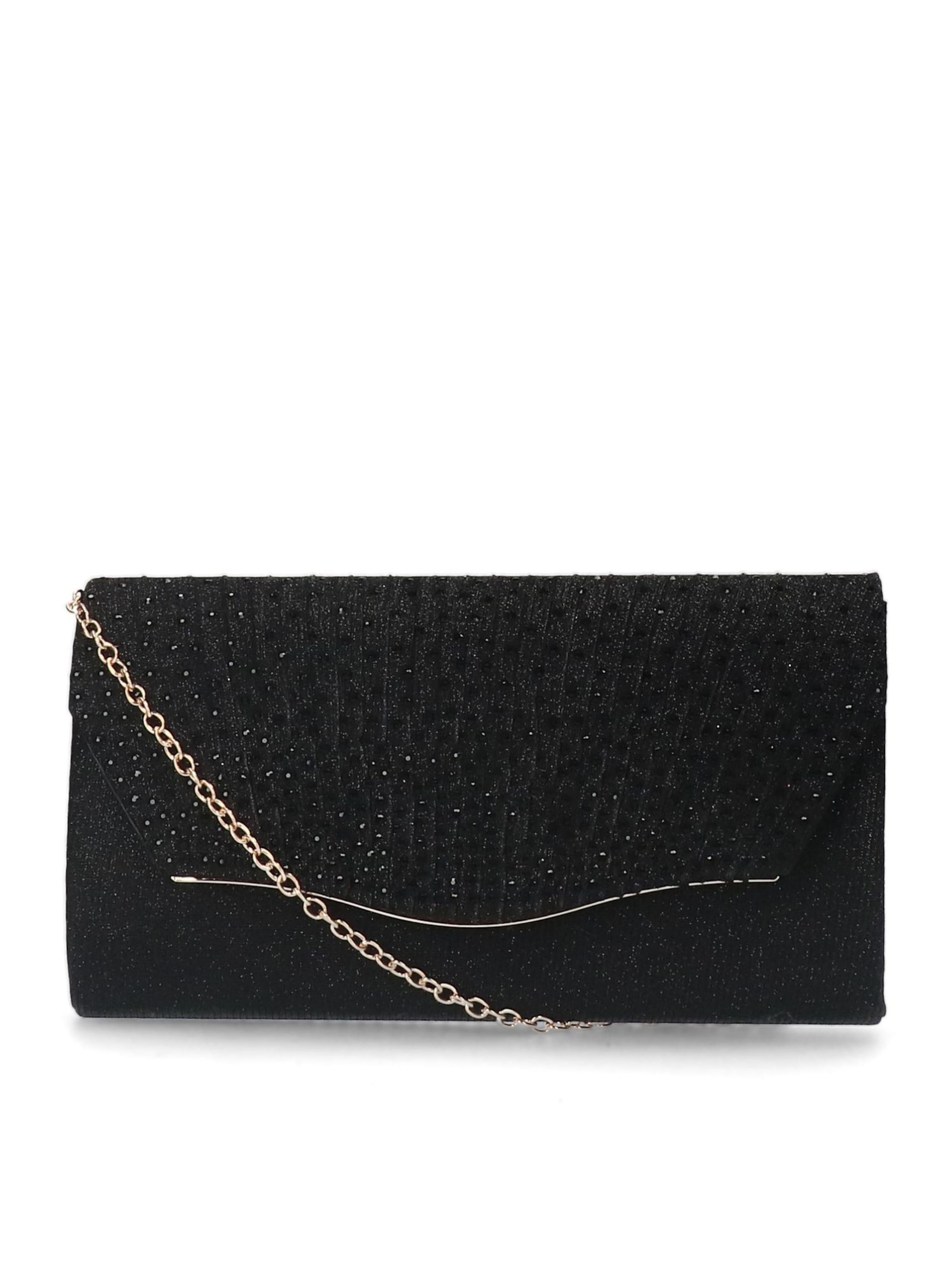 MANFIELD Clutch in de kleur Zwart, Productweergave