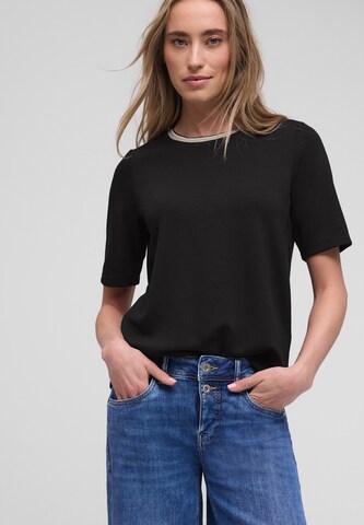 STREET ONE Shirt in Black