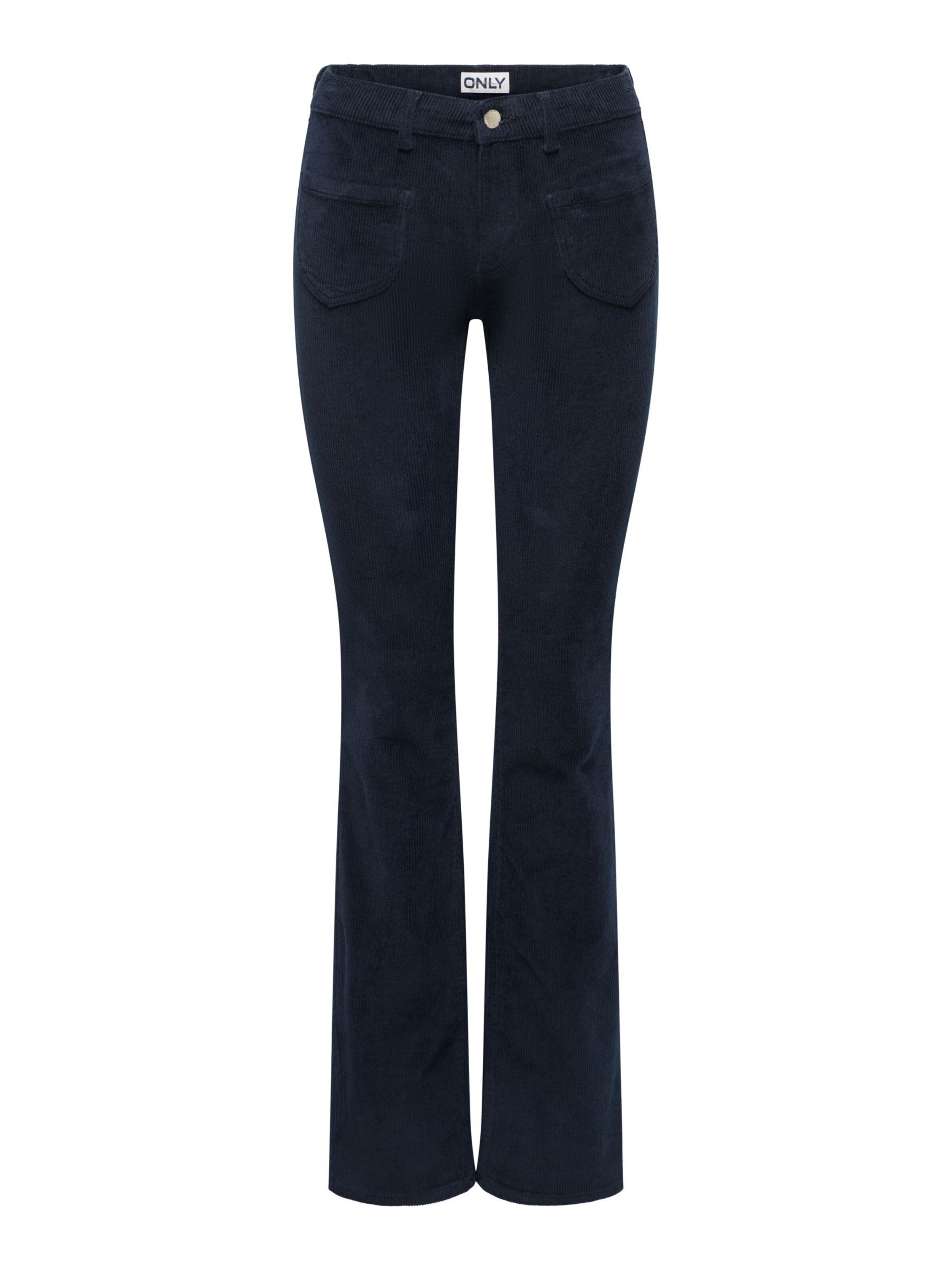 ONLY Flared Trousers 'GLOBAL' in Blue: front