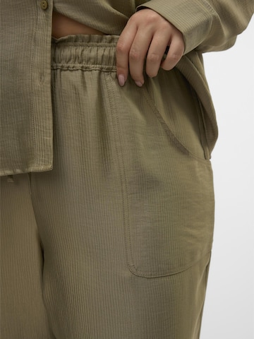 Vero Moda Curve Regular Trousers in Grey