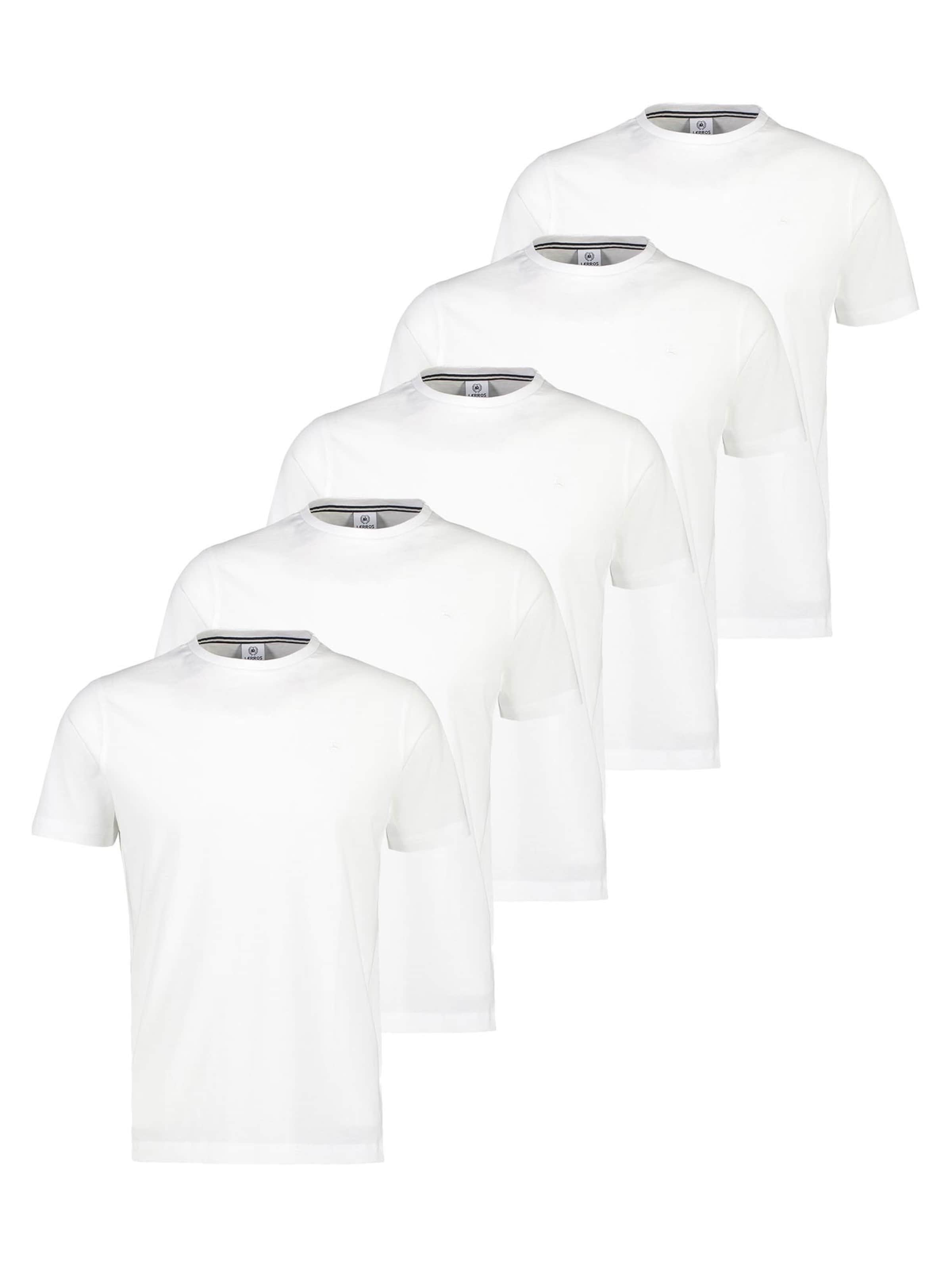 LERROS Shirt 'Basic'‌‌‌‌‌ in Weiß: Vorderseite