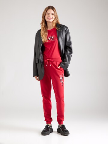 Maglietta 'Chinese New Year' di ARMANI EXCHANGE in rosso