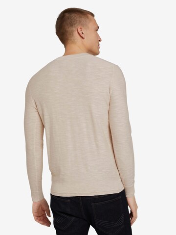 TOM TAILOR Pullover in Beige