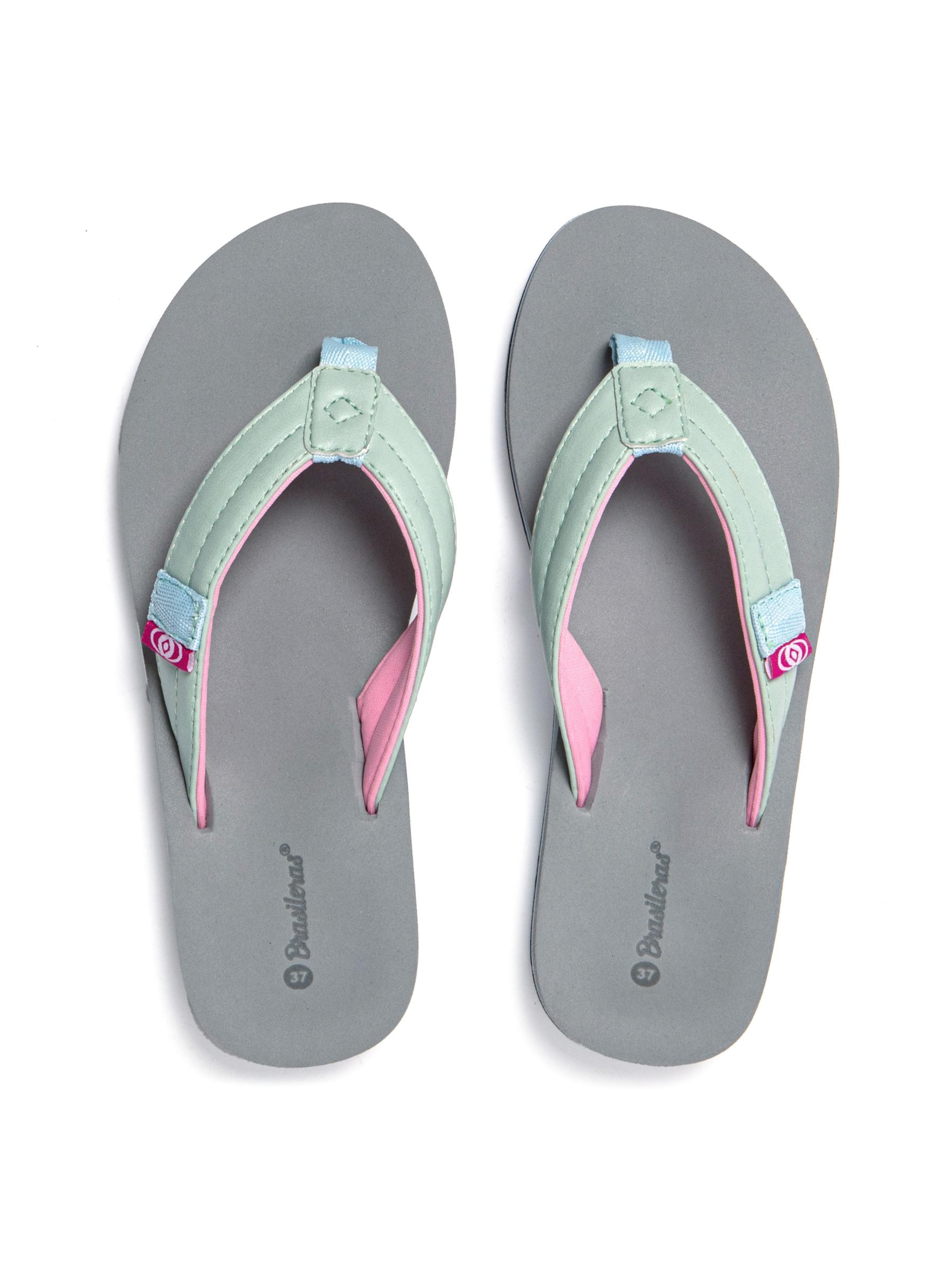 Brasileras - Sandalias de dedo 'Young' en verde