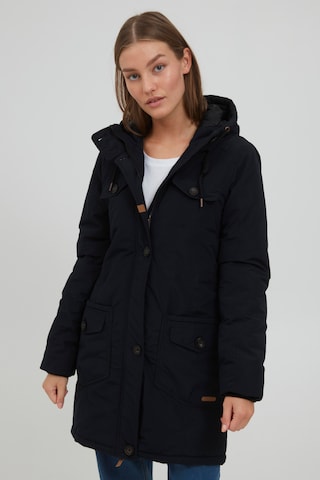 Oxmo Winterparka 'Tala' in Zwart: voorkant