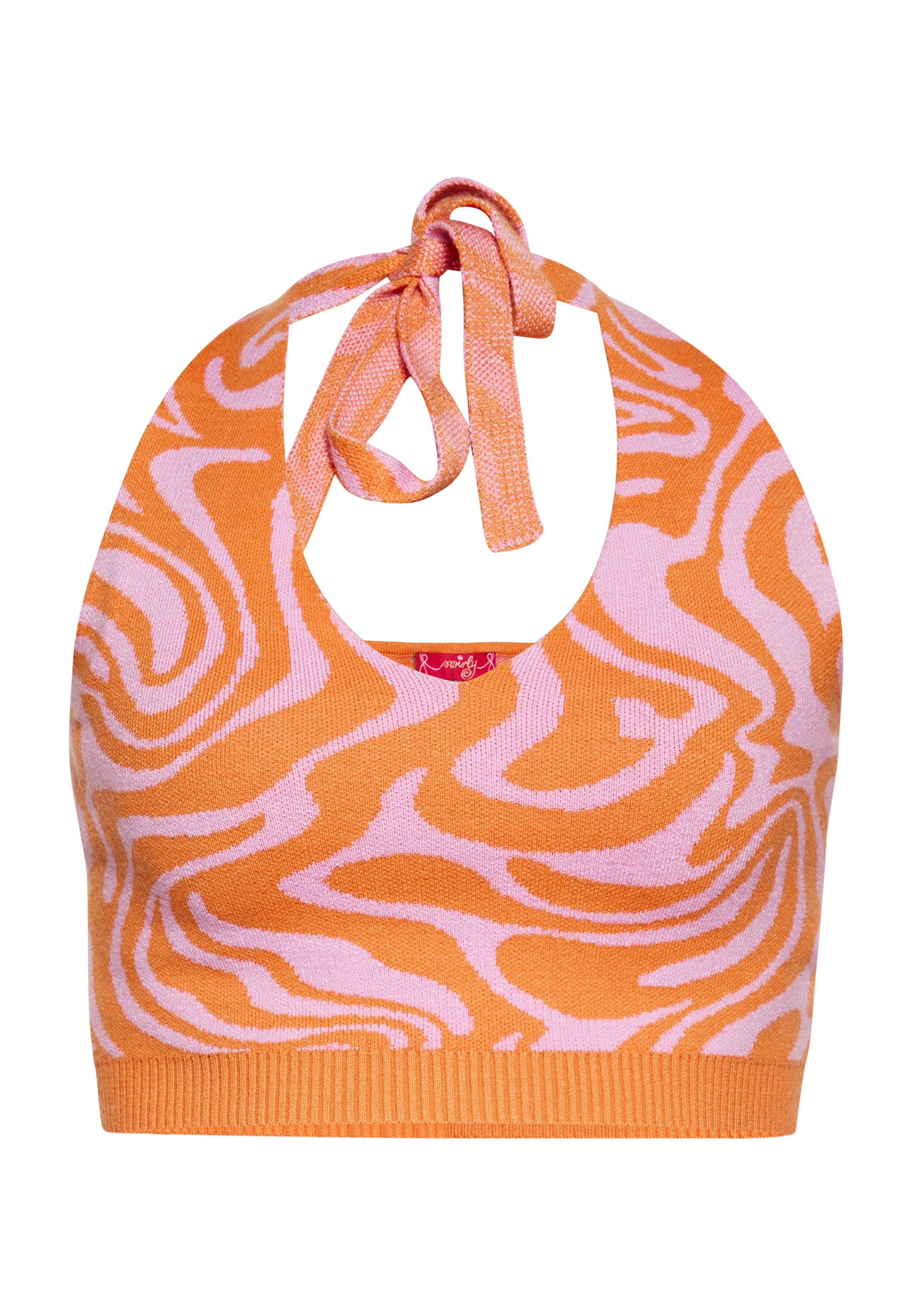 swirly Kardigany – oranžová: přední strana