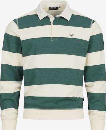 INDICODE JEANS Sweatshirt 'Dinaro' in Groen: voorkant