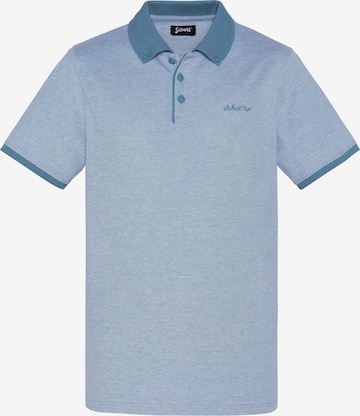 Schott NYC Shirt in Blau: Vorderseite