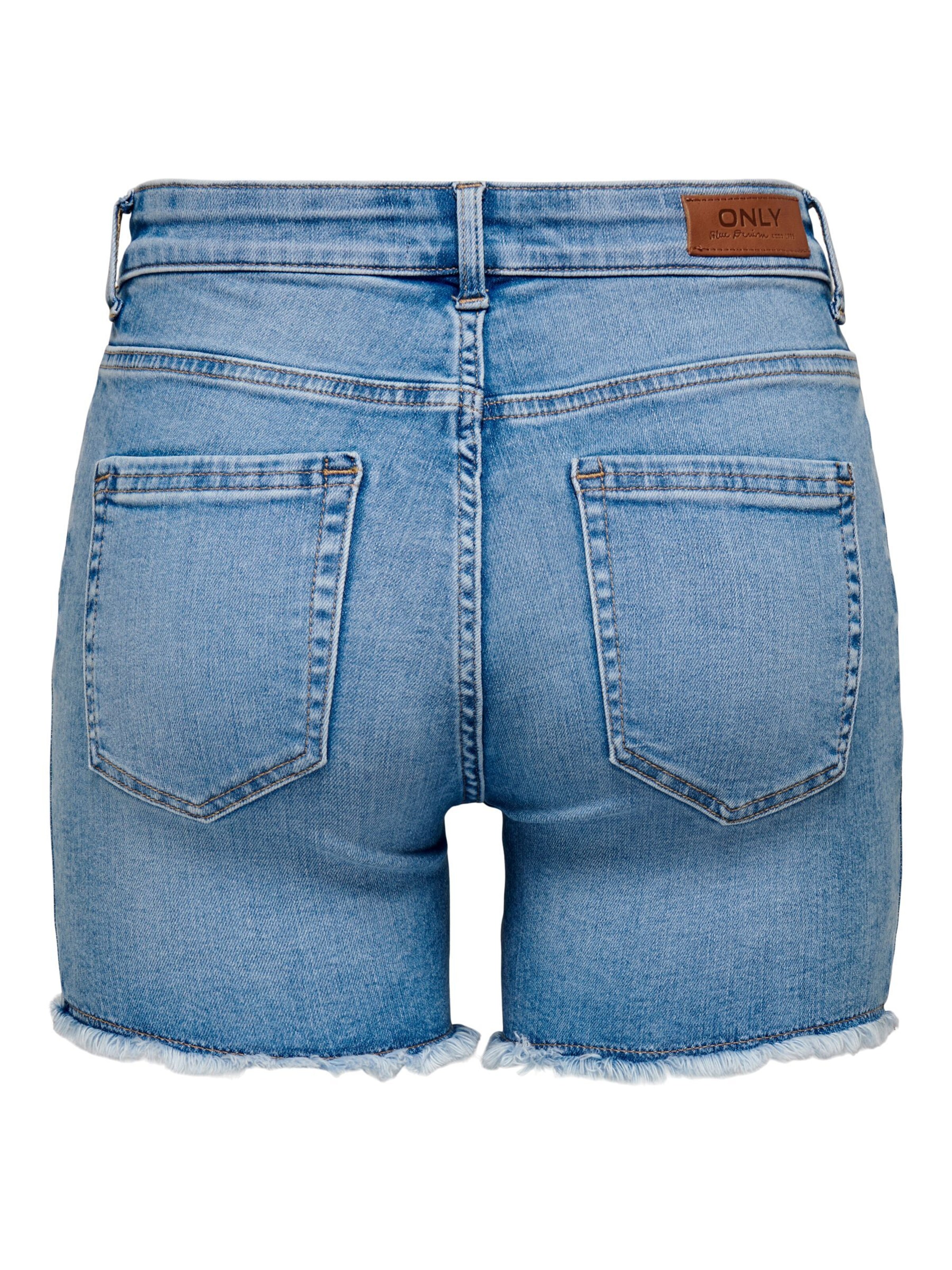 ONLY Slimfit Broek 'ONLBLUSH' in Blauw