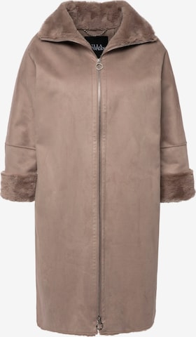 Manteau d’hiver Ulla Popken en beige : devant